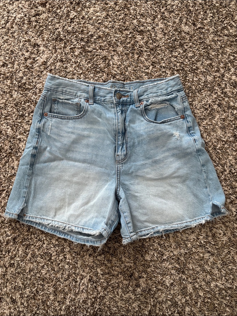 American Eagle High-Rise Denim Shorts